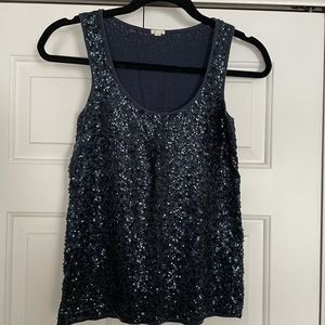 Jcrew sequence tank navy